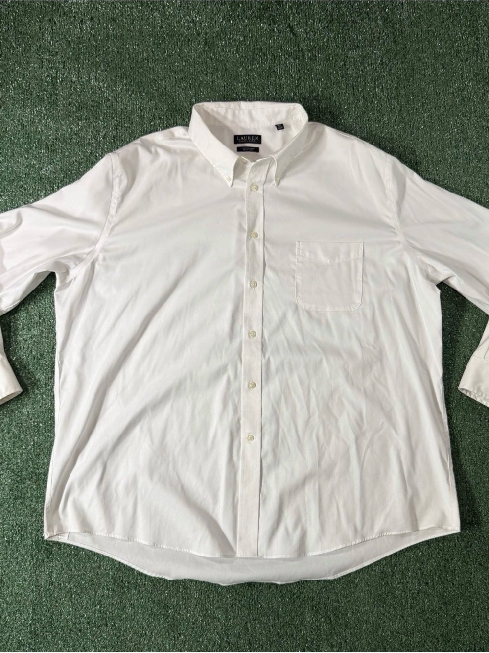 Lauren Ralph Lauren Black Label Shirt Mens White Stretch Fabric Regular  3xl